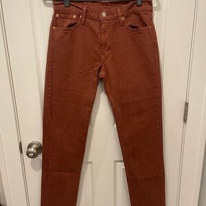 Levi's 511 Burnt Orange Jeans